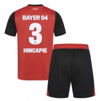 Echipament fotbal Bayer Leverkusen Piero Hincapie #3 Tricou Acasa 2024-25 pentru copii maneca scurta (+ Pantaloni scurti)